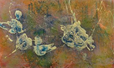 36" x 60" - technique mixte sur toile