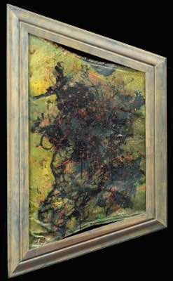 48" x 28" - technique mixte sur cuivre