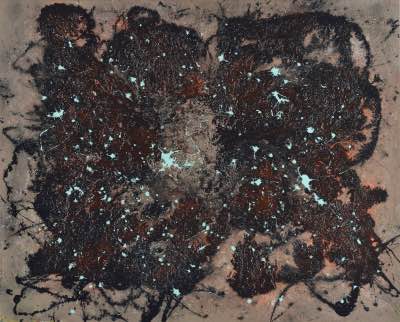 48" x 60" - technique mixte sur toile