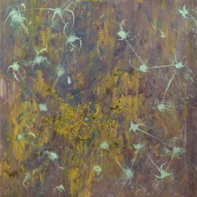 48" x 48" - technique mixte sur toile