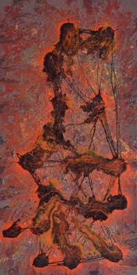 60" x 30" - technique mixte sur canevas, 2016