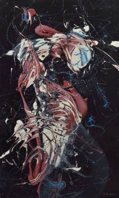 2016 - 60" x 36" - techniques mixtes sur panneau